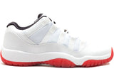 Jordan 11 Retro Low White Varsity Red (GS)