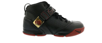 Nike LeBron 5 Black Crimson Metallic Gold (PREOWNED)